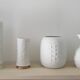 4 Saxon porcelain vases