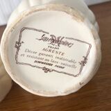 Housewife oil vinegar and salt porcelain Sarreguemines