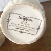 Housewife oil vinegar and salt porcelain Sarreguemines