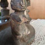 African art, tribal art, antique caryatid stool