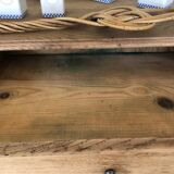 Raw oak sideboard