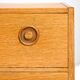 Scandinavian oak chest of drawers