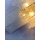 Venied-white alabastro strips “listelli” murano glass wall sconces