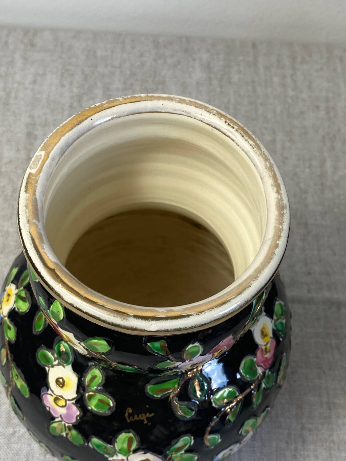 Vallauris ceramic vase