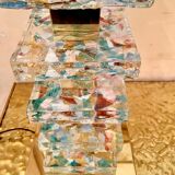 Paire de lampes Arlequin en verre Murano, XXe siècle