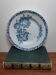 Hollow earthenware plate Terre de Fer, vintage French, 50s