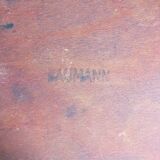 Antique black Baumann stool from the 50s/60s