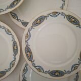 Assiettes à Dessert en Porcelaine de Limoges