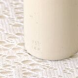 Bouteille à bière ancienne en grès émaillé signée MKM