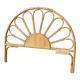 Vintage rattan and wicker headboard "Soleil" – 155 cm