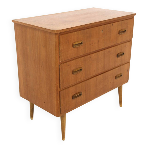 Commode scandinave en teck, Suède 1960