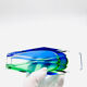 Vase Alessandro Mandruzzato - Murano - Sommerso - Blue & Green - 1960