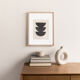 Painting on paper, yellow illustration M631 , signed Eawy
