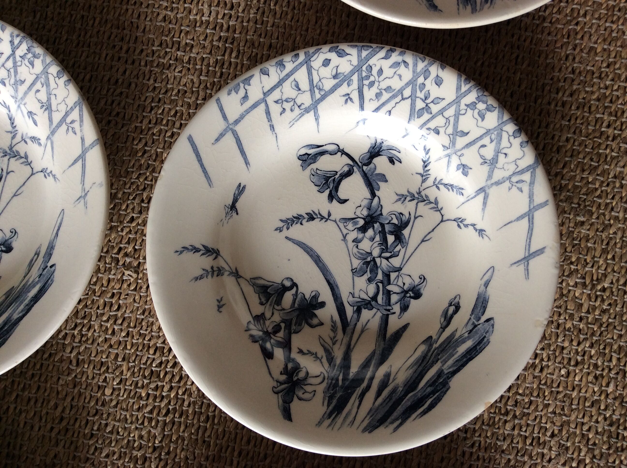 9 assiettes Terre de Fer