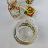 Carafe and vintage glasses from the 70s