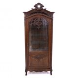 Oak display case, France, circa 1900