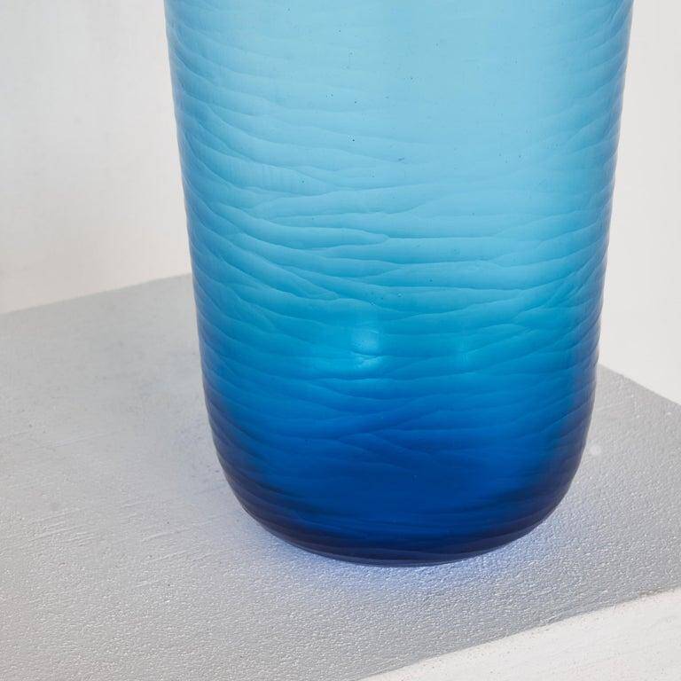 Murano glass art vase 'Battuto', Salviati, 1960s