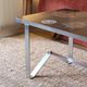 Vintage coffee table in glazed ceramic and metal – 1970s