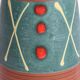 Diabolo vase West Germany by Carstens Tönnieshof, 36 cm