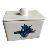 Terrine of foie gras rougié sarlat collection 2001 - porcelain collect