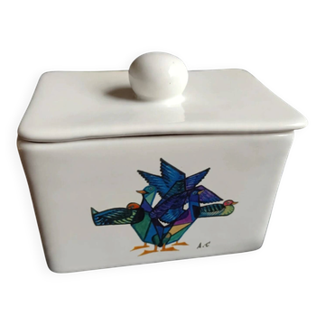 Terrine of foie gras Rougié Sarlat collection 2001 - collectible porcelain