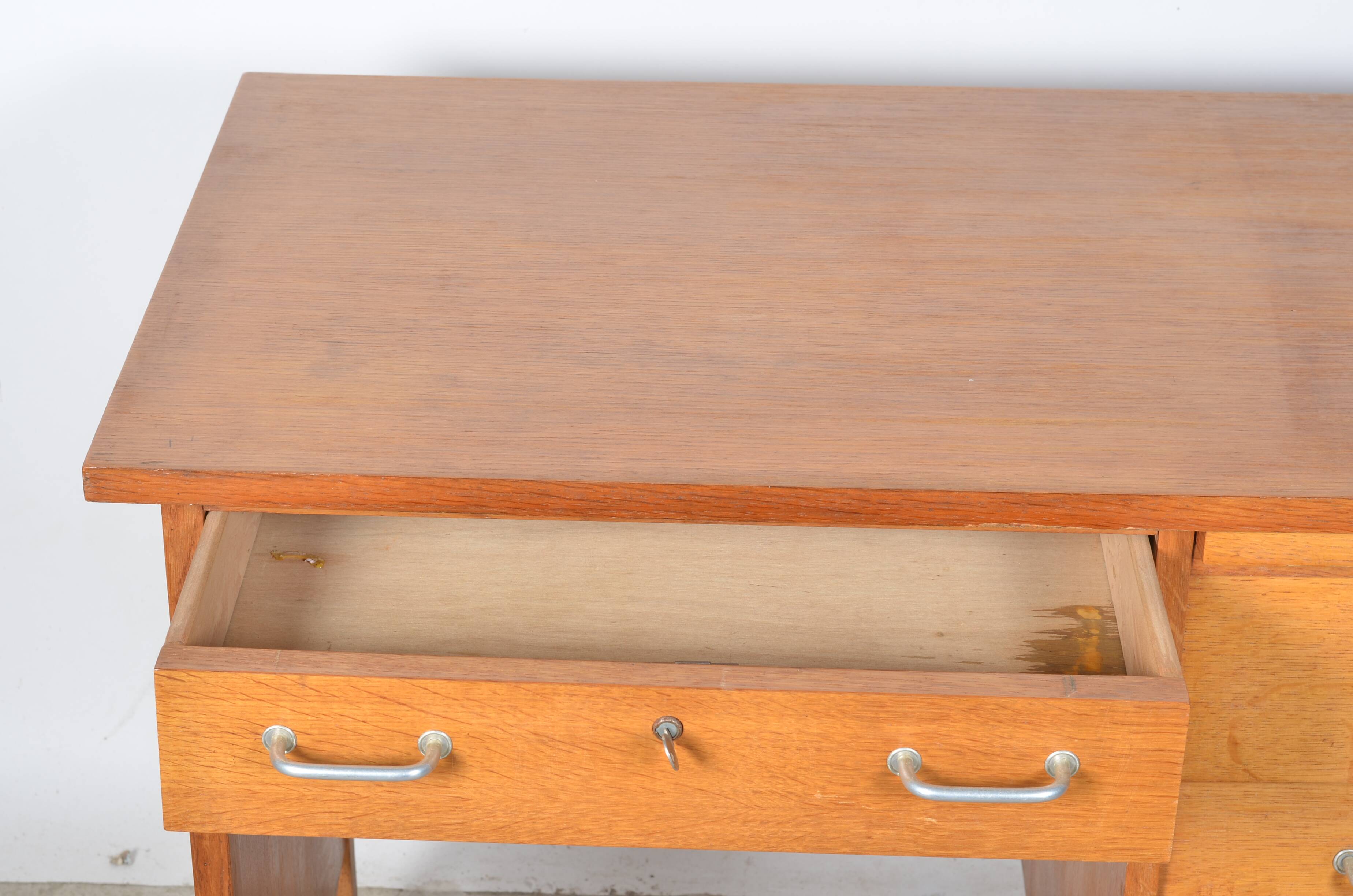 Light oak desk 1950