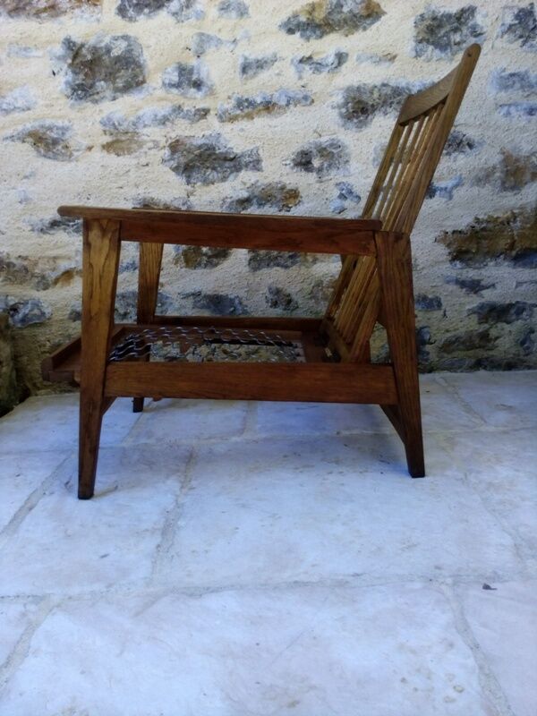 Armchair 50s style scandinavian 3 positions