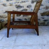 Armchair 50s style scandinavian 3 positions