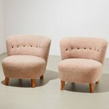 Pair of Swedish Lounge Chairs 1940s