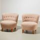 Pair of Swedish Lounge Chairs 1940s