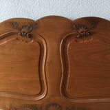 Solid wood headboard and footboard