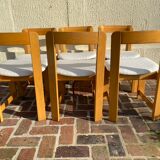 6 vintage chairs Scandinavian design Guilleumas
