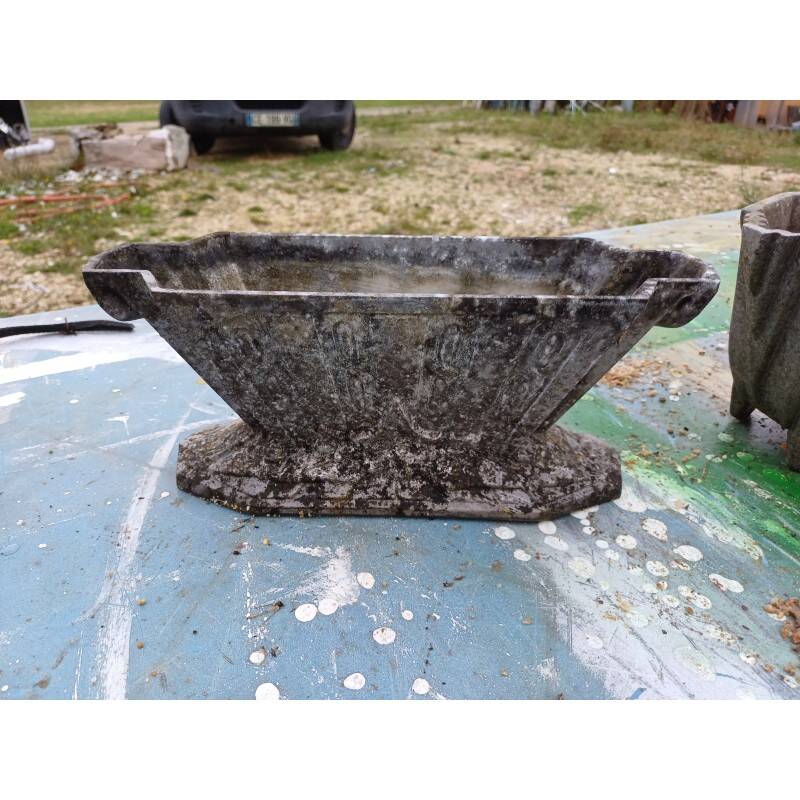 3 aluminum planters 1900