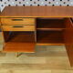 Scandinavian design row Walnut vintage 1960