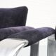 Lot de 4 chaises argentées Eero Aarnio