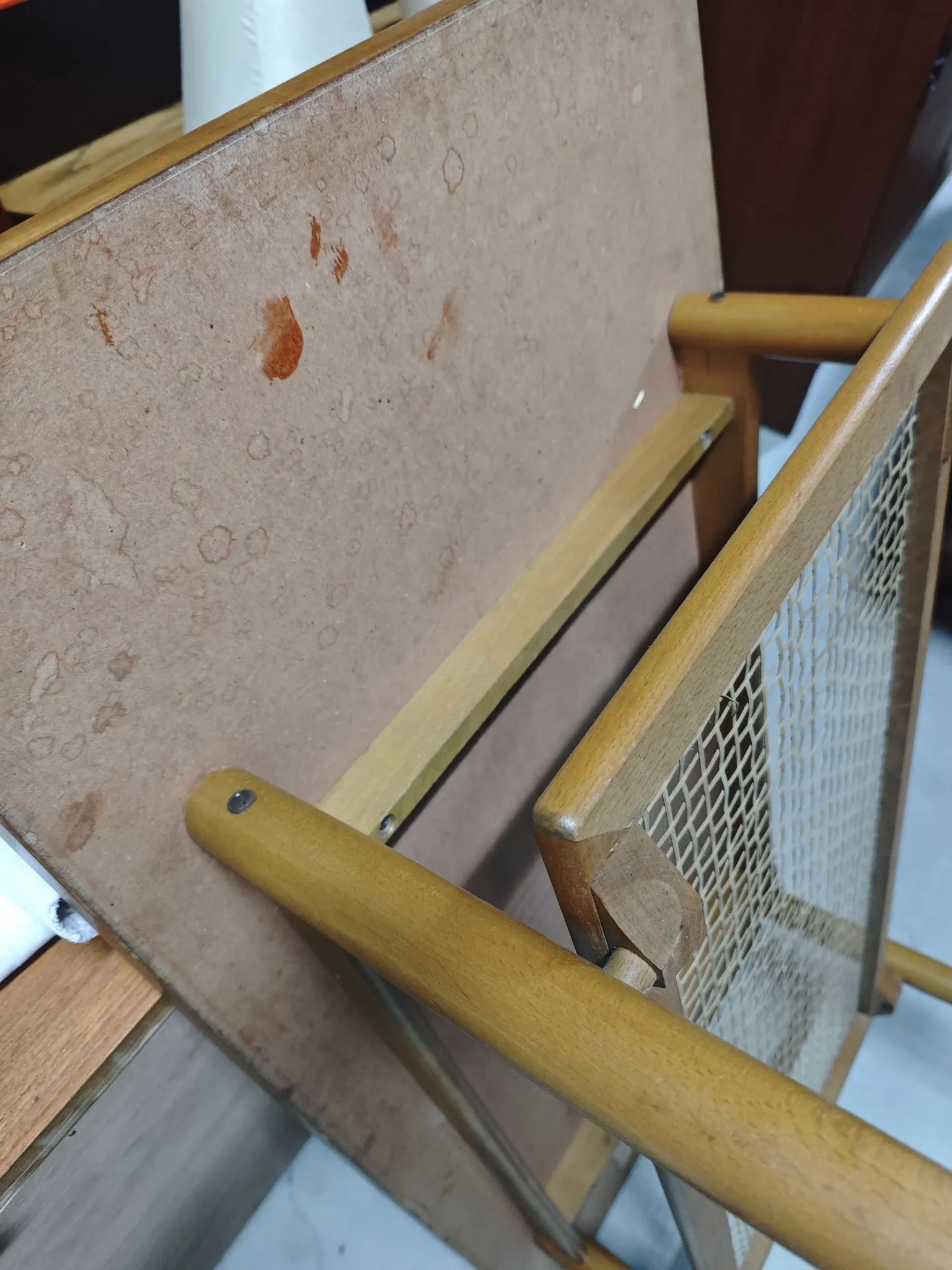 Table basse en opale 'Dedelstorf' - moderne du milieu du siècle - vintage