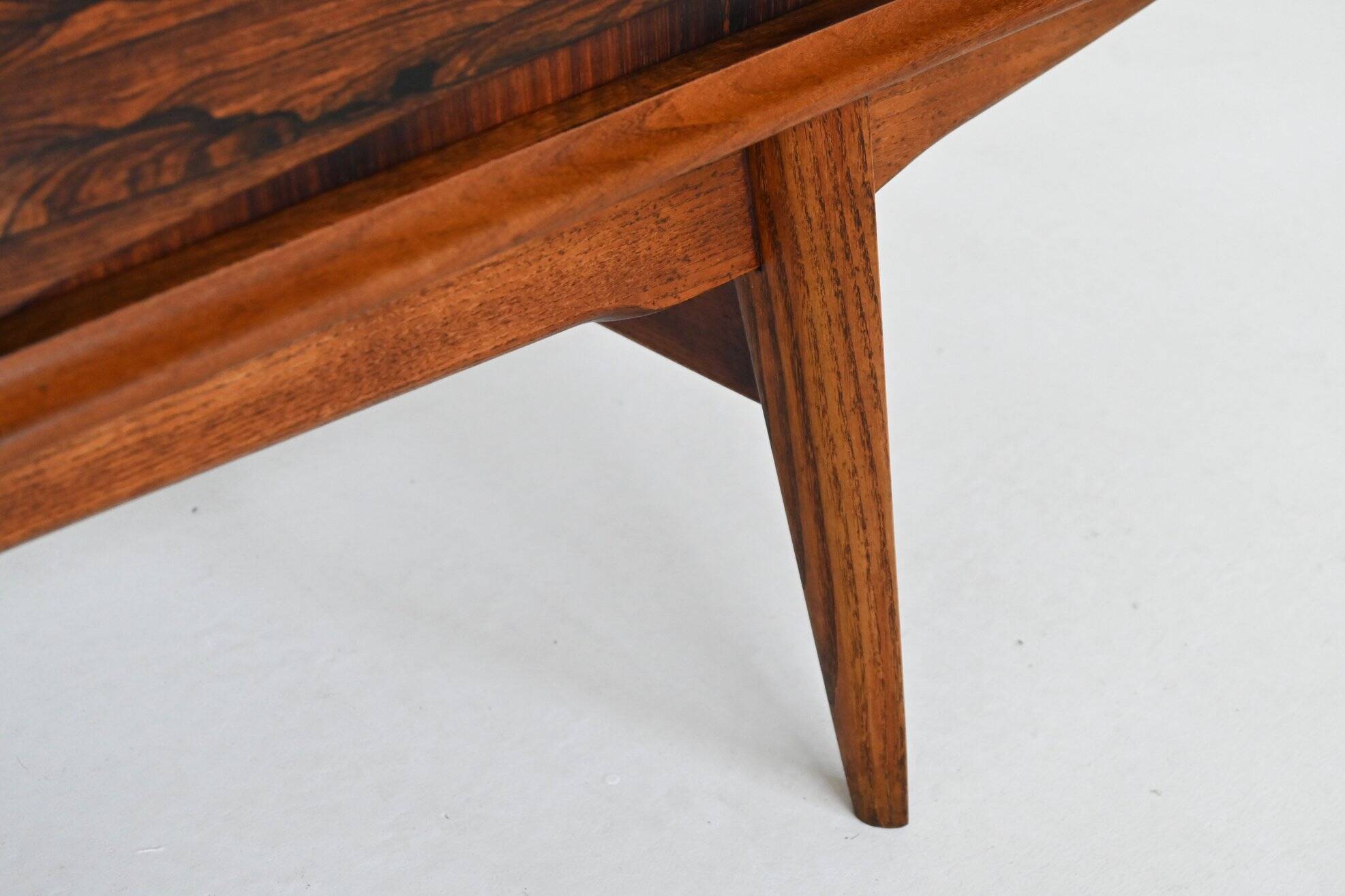Oswald Vermaercke 'Paola' sideboard rosewood V Form Belgium 1960