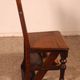 neogothic step stool - 19th century in oak
