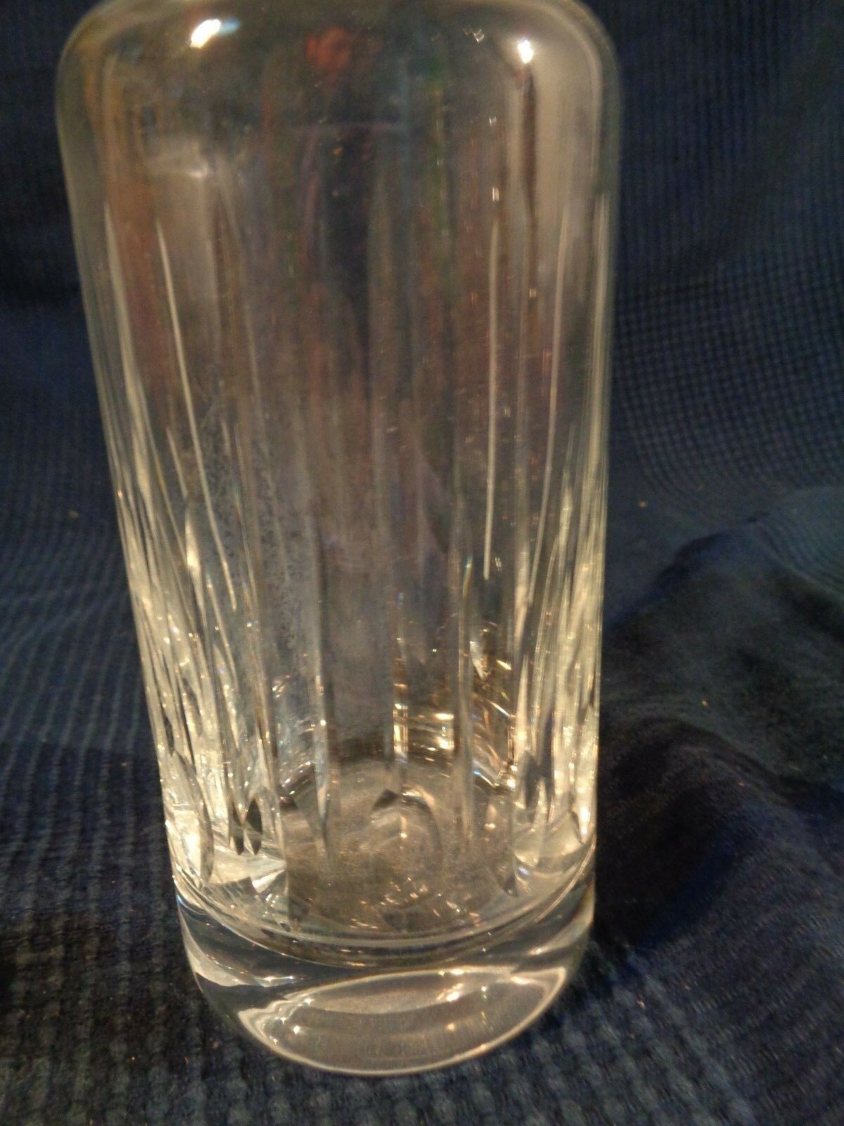 Bohemian baccarat-sized crystal whiskey carafe
