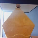 Vintage 50s cracked ceramic lamp