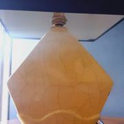 Vintage 50s cracked ceramic lamp