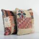Lot de 2 housses de coussin turque vintage 51x51 cm