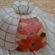 Lampe suspension en nacre et laiton