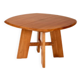 Table  de salle à manger en orme, 1970s