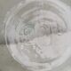 Large old lady Jeanne in transparent glass