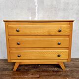 Commode vintage pieds compas