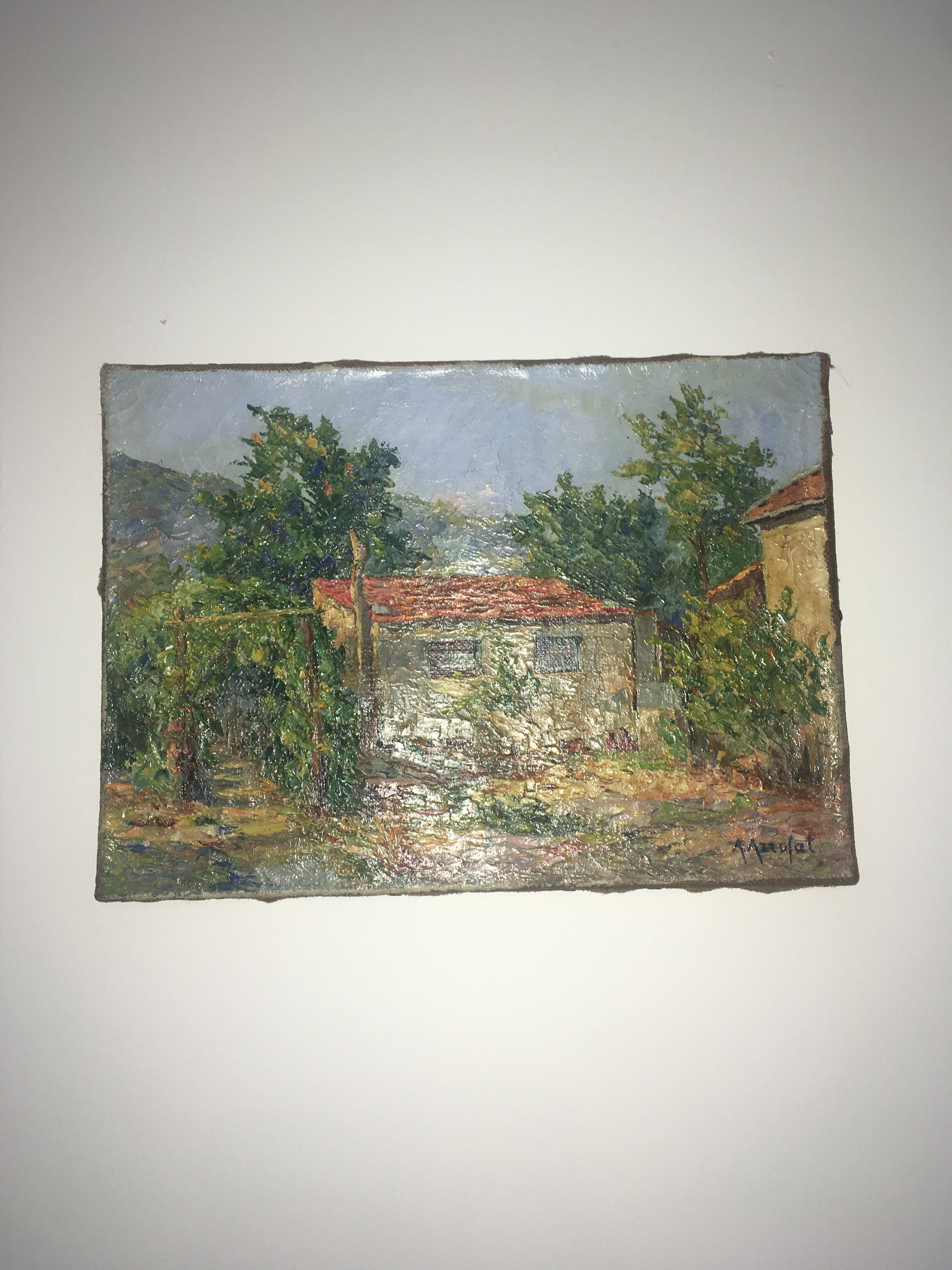 Oil on canvas Arrufaf