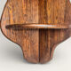 Antique corner shelf (corner unit) in solid oak
