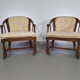 2 x armchairs Drexel Heritage Furnishings Inc. USA By Shirley Bracket.
