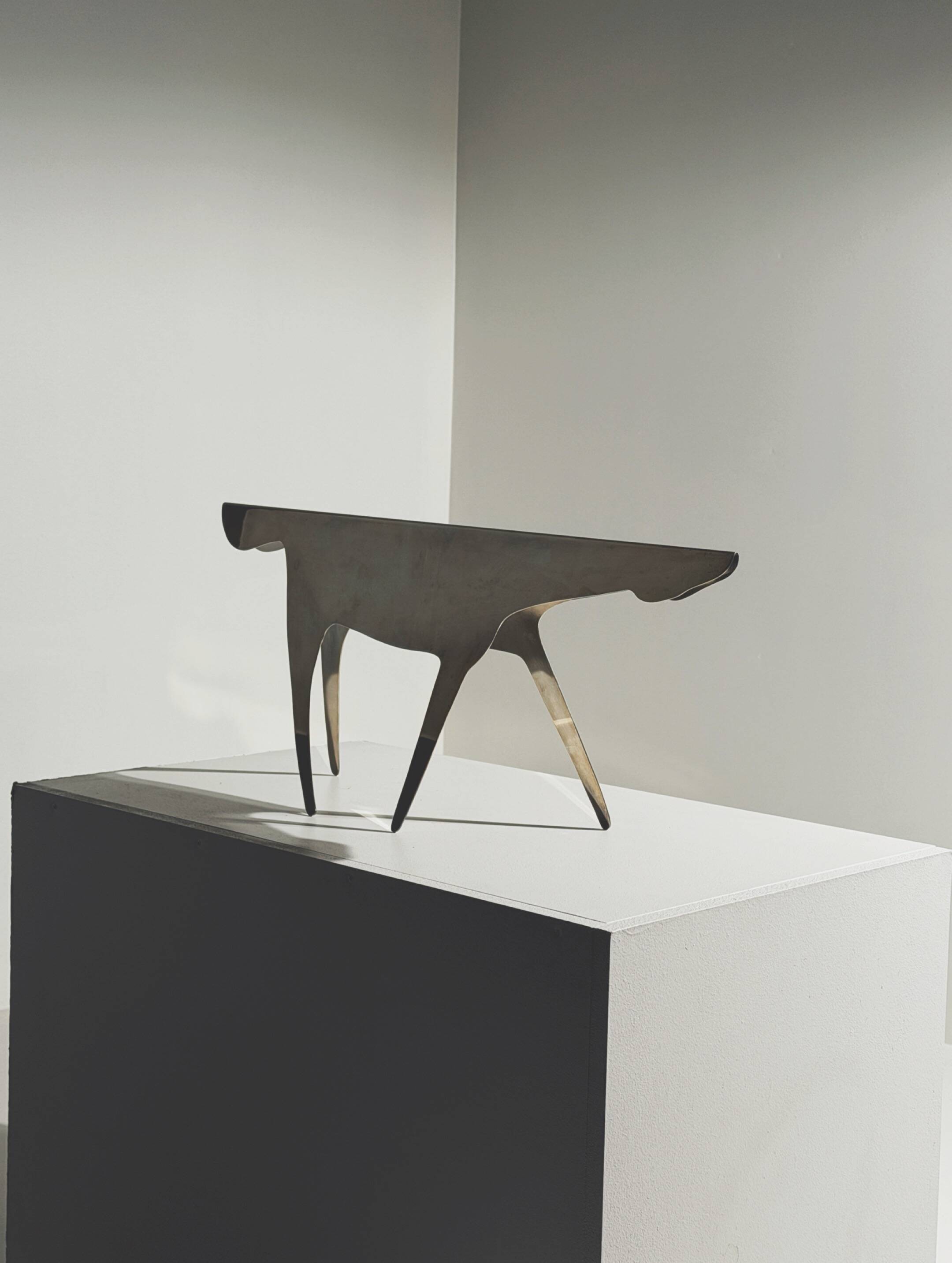 Large sculpture 'Il Cavallo Grande' by Gio Ponti for Christofle, 1978.